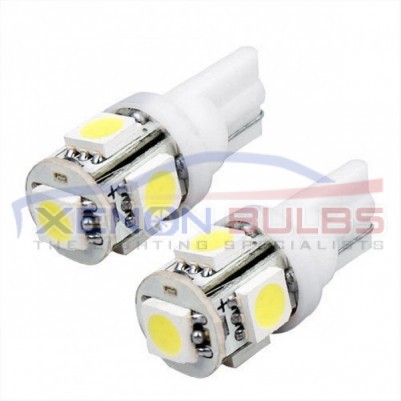 5 SMD White Xenon Side Light HID 501-W5W-T10-5050 
